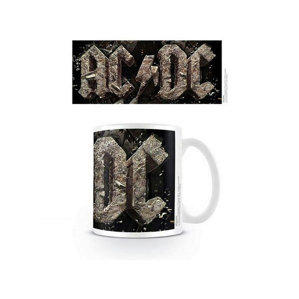 AC/DC Rock Or Bust Mug - Black/White - One Size