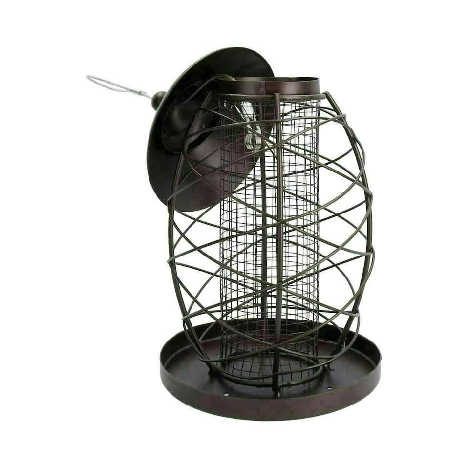 image 1 of 3PK Lantern Bird Feeder Nut Holder Hanging Feeding Station For Wild Birds
