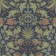 image 1 of Tulip Trellis Wallpaper in Navy | Blue | Navy