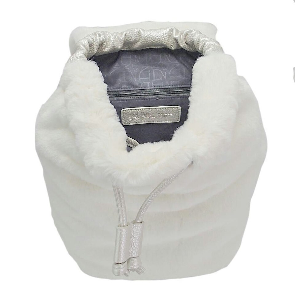 image 1 of Danielle Nicole Harry Potter Hedwig Fluffy Backpack - White - One Size
