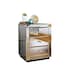 image 1 of Furniturebox Italian Mirrored Bedside Table