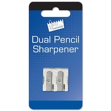 Just Stationery Dual Hole Metal Pencil Sharpener
