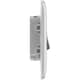 image 2 of BG Nexus Metal 20A Double Wall Light Switch, 2 Way, Brushed Steel