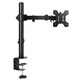 image 1 of Futura Single Monitor Arm Desk Mount, Adjustable Stand for 13-32 Inch Screens Full Motion | Black | Black | 1
