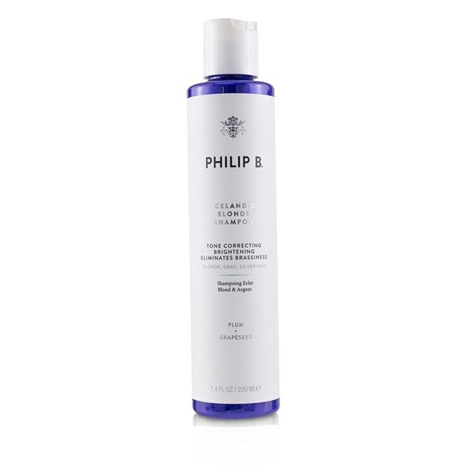 image 1 of Icelandic Blonde Shampoo (Tone Correcting Brightening Eliminates Brassiness - Blonde, Gray, Silver Hair) - 220 ml/7.4Oz