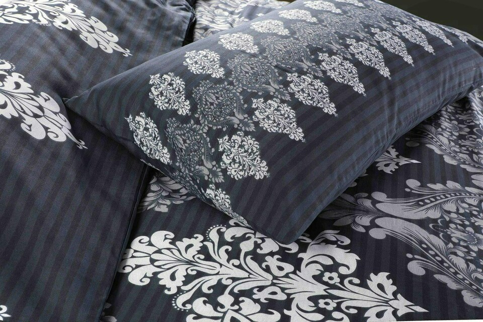 image 1 of Tanya Duvet Cover Set - Super King - Black