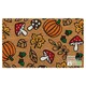 image 1 of JVL Latex Backed Coir Entrance Doormat 45x75cm - Autumn