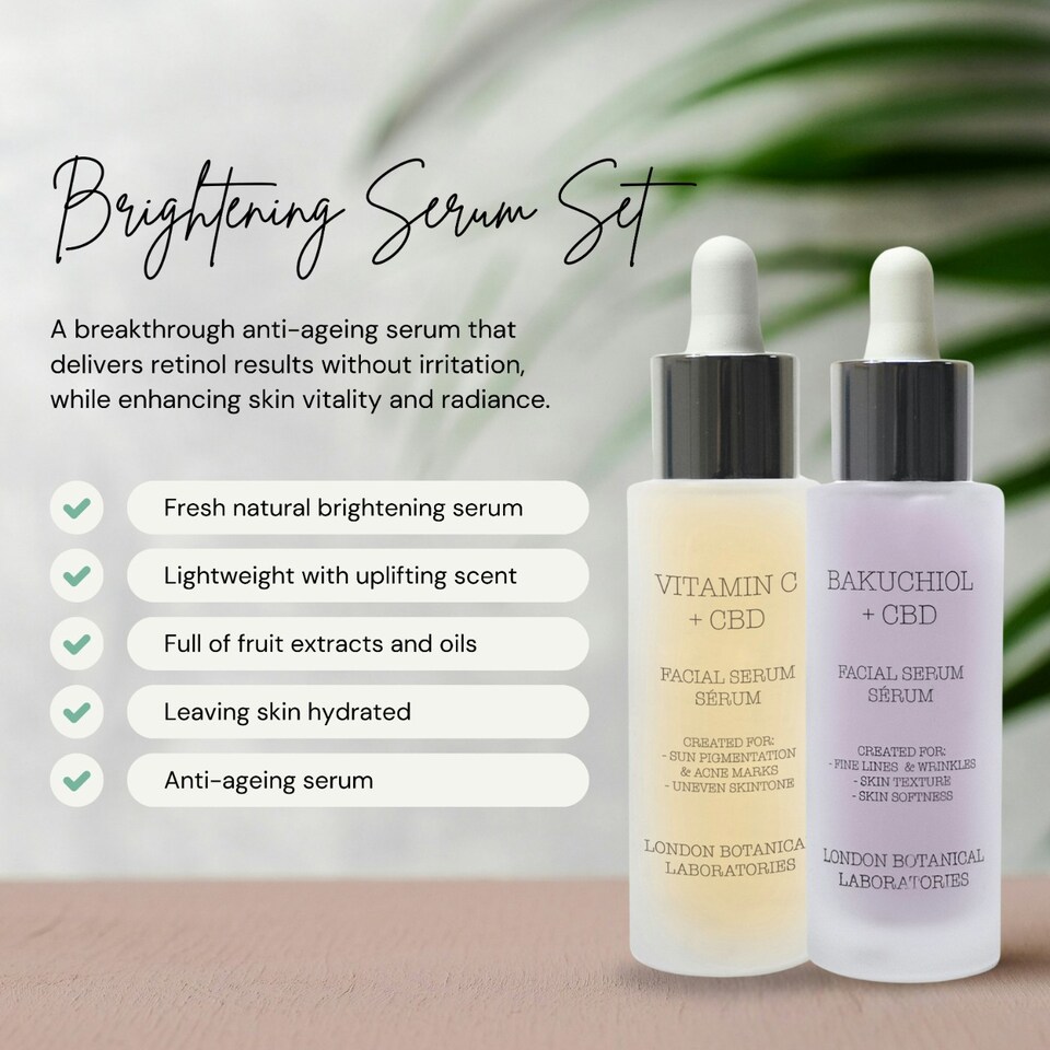 image 1 of Bakuchiol serum + Vitamin c Serum