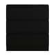 image 1 of FWStyle Carlton 3 Drawer Chest Of Drawers - Matt Black