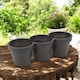 image 2 of 3 Section Plastic Plant Pots - 44x44x44cm