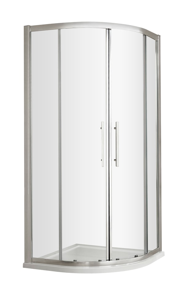 image 1 of Balterley Sonic Shower Side Panel with Toughened Safety Glass and Easyfit Assembly System