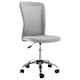 image 1 of Vinsetto Mesh Back Armless Office Chair with Adjustable Height, Wheels Grey