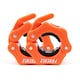 image 1 of Phoenix Fitness Barbell Clamps 1 inch Orange