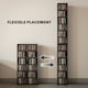 image 5 of HOMCOM Set of 2 CD Storage Units with Adjustable Shelves High Gloss Black