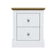 image 1 of Devon Bedside Cabinet - Particle Board - L39.5 x W45.9 x H55.2 cm - White