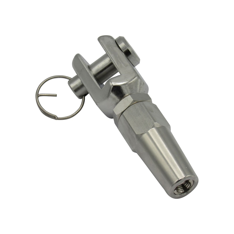 Swageless Fork Terminal Wire Rope 6MM (Stainless Fitting Cable Rigging Jaw)
