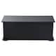 image 6 of HOMCOM Storage Chest With Lid, 113L Storage Box, Black