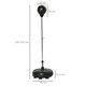 image 8 of HOMCOM Punching Bag with Stand Boxing Bag Set, 133-151cm, Gold Tone