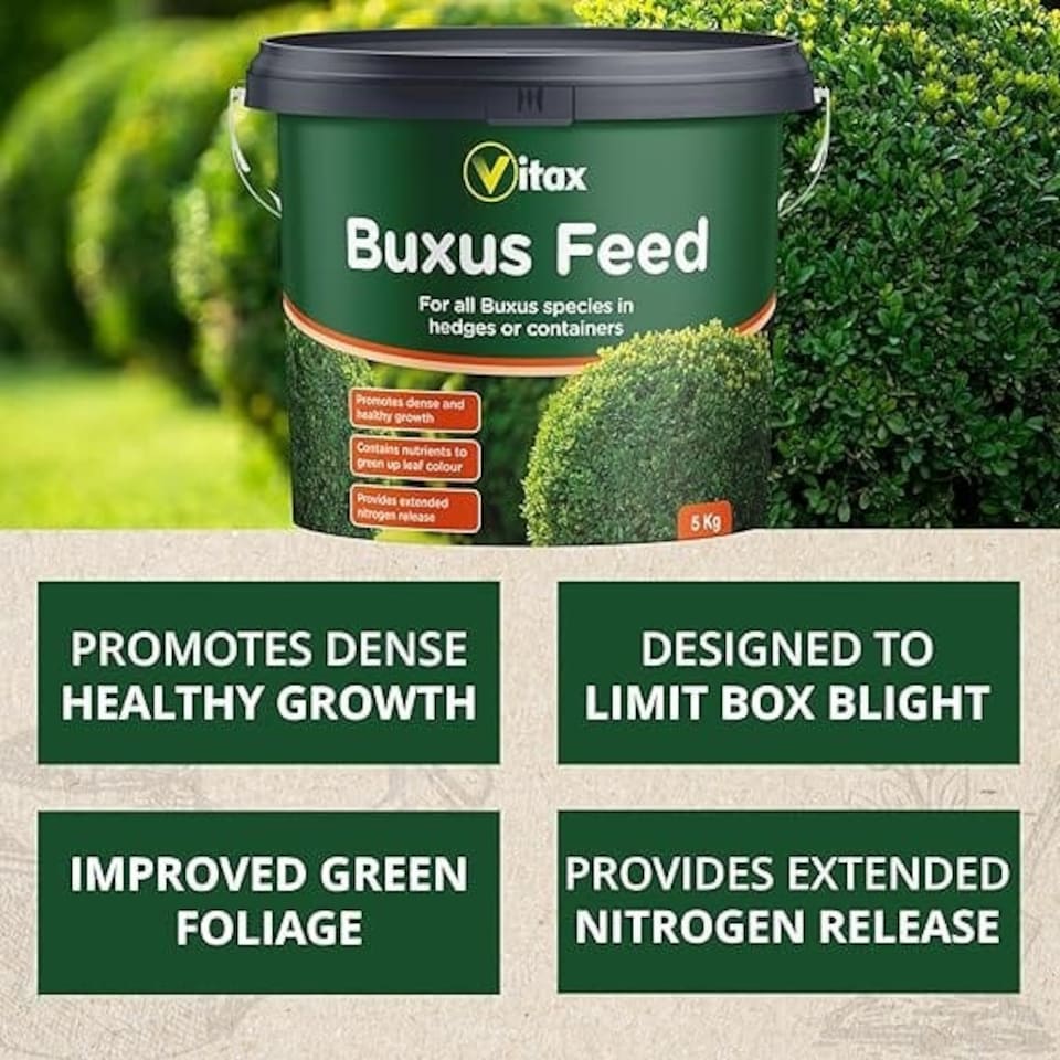 image 1 of Vitax Buxus Feed, 5kg Tub