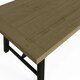 image 5 of Lowry 1.6m Dining Table Driftwood Lacquered Solid Reclaimed Pine Brown