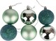 image 3 of 60mm/6Pcs Christmas Baubles Shatterproof Turquoise,Tree Decorations