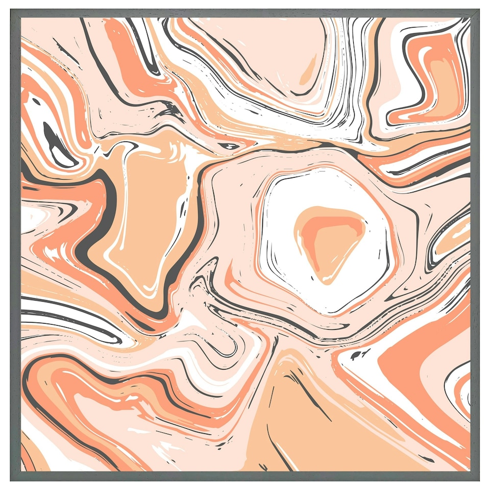 image 1 of Pink marble (Picture Frame) Brown | S