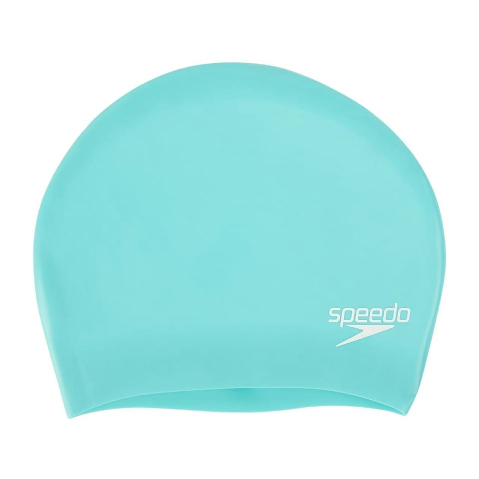 image 1 of Speedo Unisex Adult 2024 Long Length Swim Cap - Green - One Size