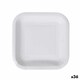 image 1 of Plate set Algon Disposable White Cardboard 20 cm (36 Units) N/A