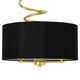 image 5 of Kasi Polished Brass Semi Flush Ceiling Light