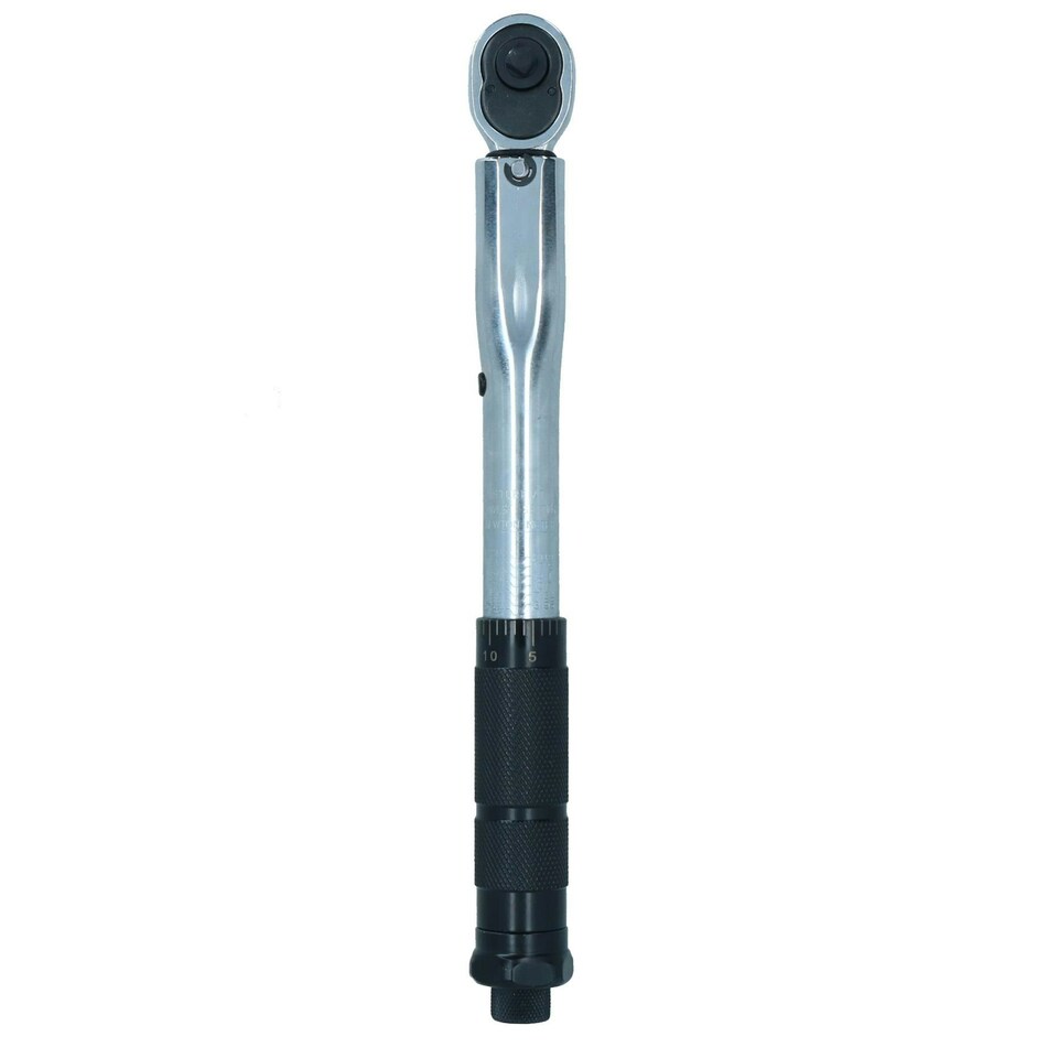 image 1 of 1/4in Drive Micrometer Adjustable Click Torque Wrench Ratchet 2.26 - 22.6Nm
