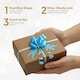 image 5 of 60pcs Pale Blue 50mm/5cm Large Ribbon Pull Bows for Gift Wrapping, Hampers, Florist Bouquets, Wedding Cars and Party Décor Pullbow | Blue | Blue