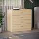 image 1 of Vida Designs Riano 4 Drawer Chest of Drawers Bedroom Storage, Pine
