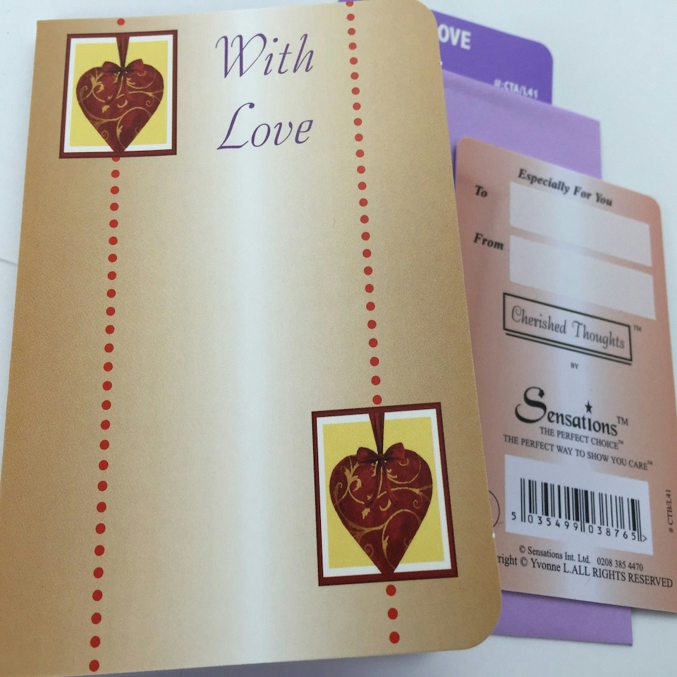 image 1 of You`re The One For Me...Wallet Card (Sentimental Keepsake Wallet / Purse Card)