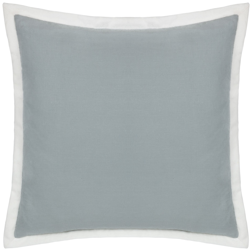 image 1 of Paoletti Embroidered Cushion, Taupe, 50 x 50cm