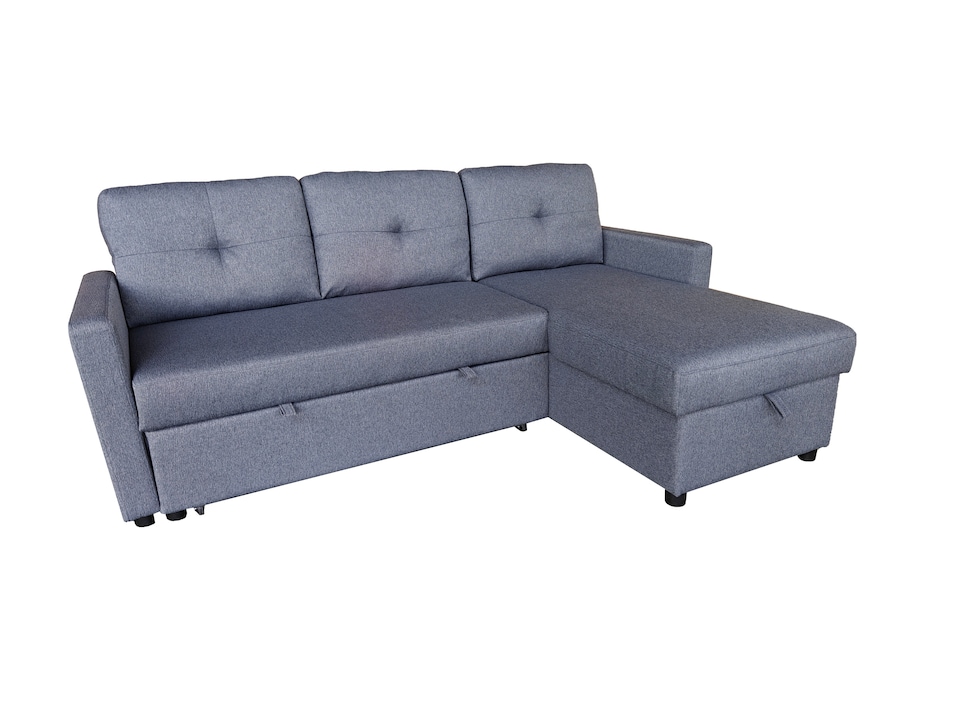 image 1 of The Savona 3 Seater Storage Sofa in Grey or Silver | Grey | One Size