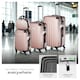 image 3 of Suitcase Set Cleo - 3 suitcases, 1 beauty case, including luggage scales and tags | Gold | rose gold | 1