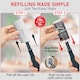 image 2 of Caraselle 8 x Pet Hair Remover Refills (total 60m, ≈600+ Sheets Equivalent) Handle not included
