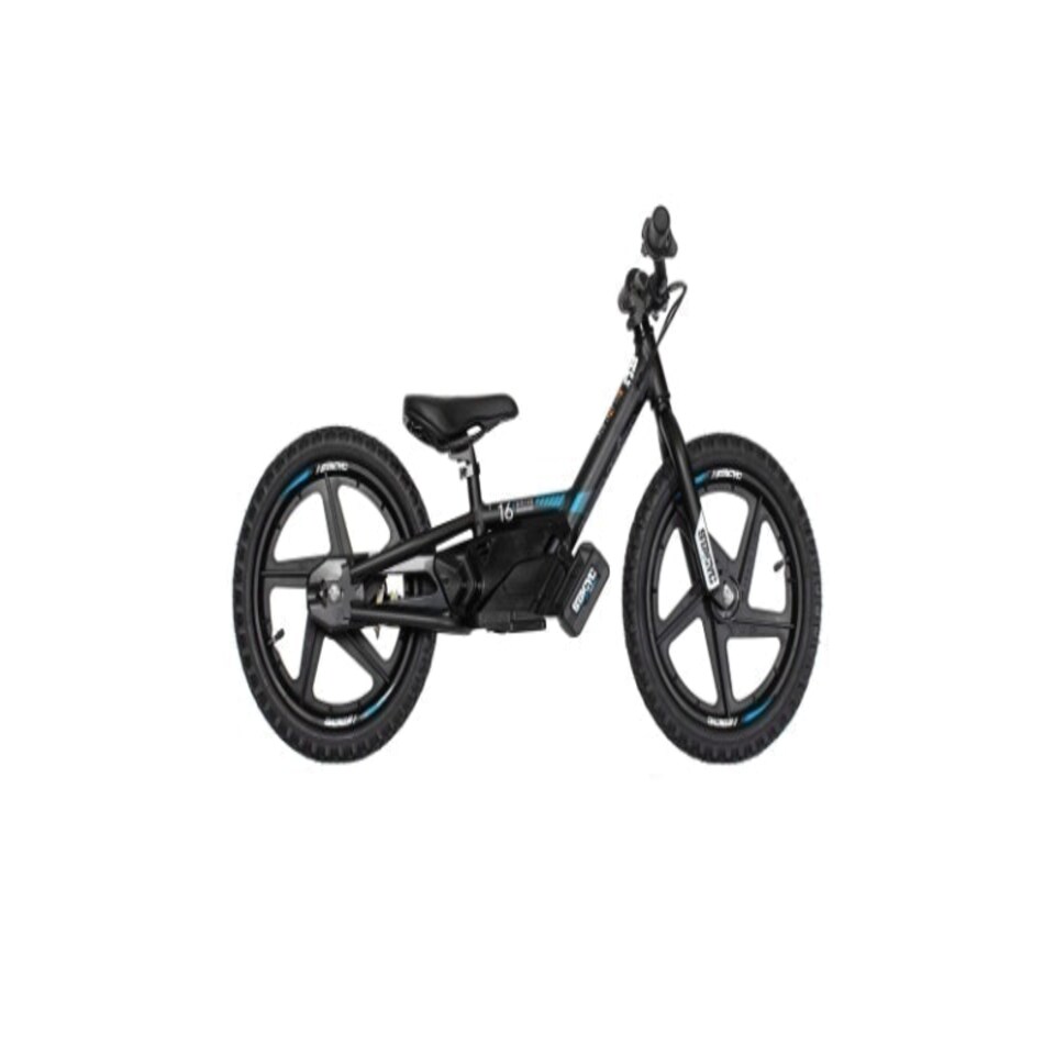image 1 of Stacyc Electric Balance Bike 16E-Drive, 4Ah - Black/Blue