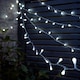 image 2 of ValueLights 240 Cool White Bubble String Christmas Lights | Black