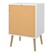 image 4 of Cumbria Nightstand 1 Door + 1 Drawer White