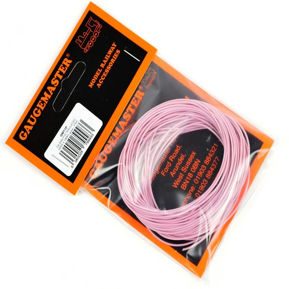 image 1 of Gaugemaster Electric Pink Wire (7 x 0.2mm) 10m