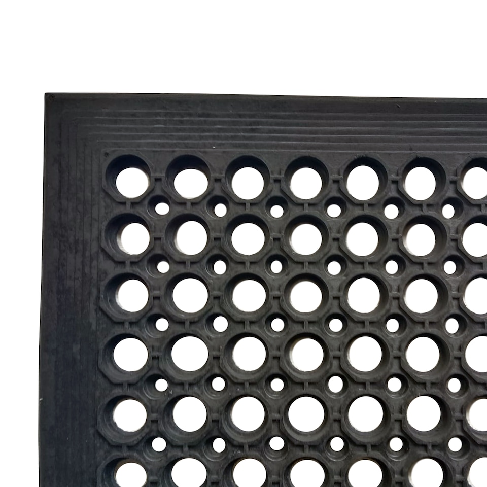 image 1 of Hometex All Weather Outdoor Entrance Mat - 90 x 150cm. Black