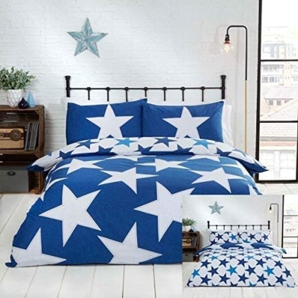 All Stars Navy Duvet Cover Set - King