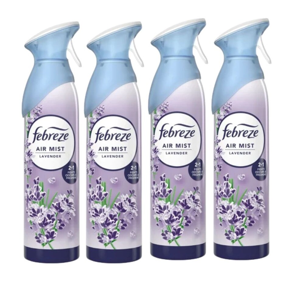 Febreze Lavender Air Freshener Spray 185ml Assorted 4 Packs