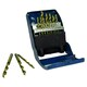 image 2 of Metric MM Sizes HSS + Titanium Coated Drill Drilling Bit Set 1mm - 10mm 19pc