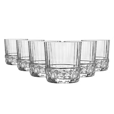 Bormioli Rocco America '20s Whisky Glasses - 380ml - Clear - Pack of 6