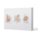 image 1 of Beige watercolour Illustration and gold elements (Canvas Print) 77 x 51 x 4cm