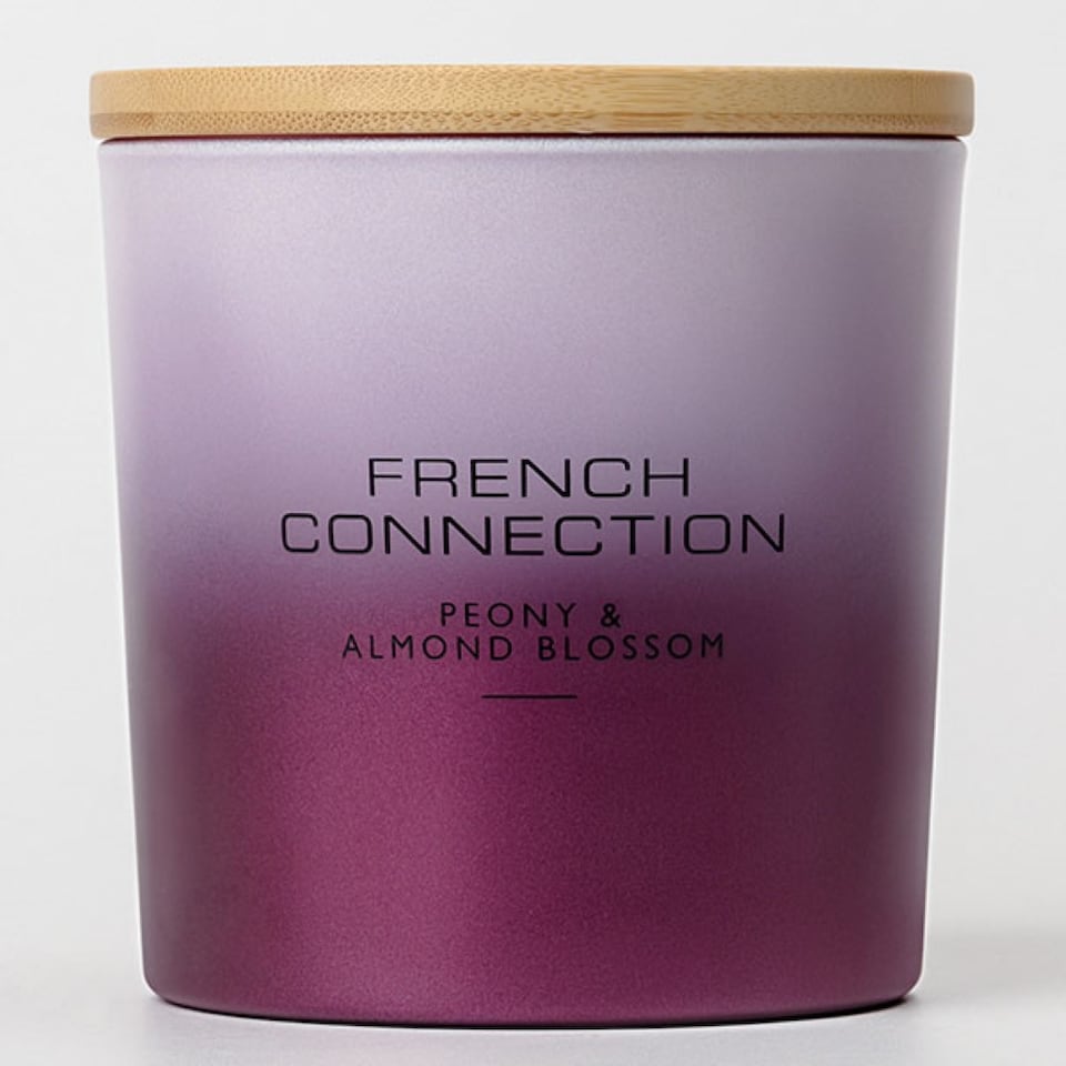 French Connection Metallic Collection Peony & Almond Blossom Candle 331g