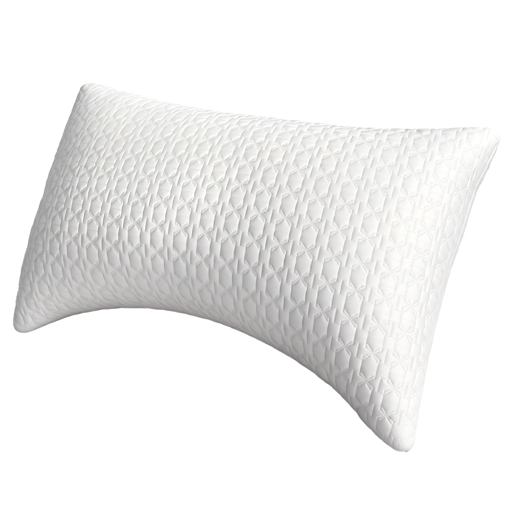 Lavio Pillow Memory Foam for Side Sleeper Neck Pain Relief Adjustable Comfort