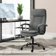 image 2 of Vinsetto Massage Office Chair Linen Computer Chair with Adjustable Height Grey